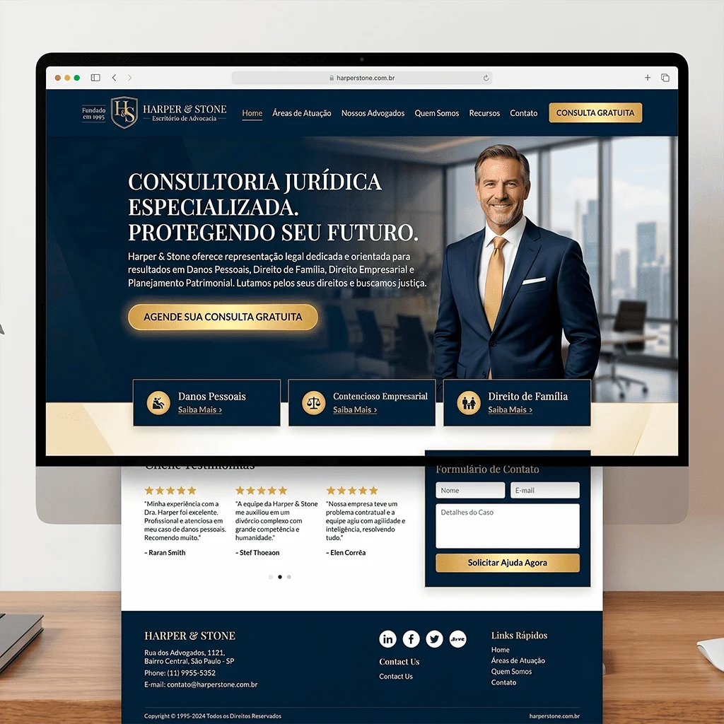 Template de Advocacia - Advogados e Consultorias
